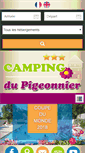 Mobile Screenshot of campinglepigeonnier.com